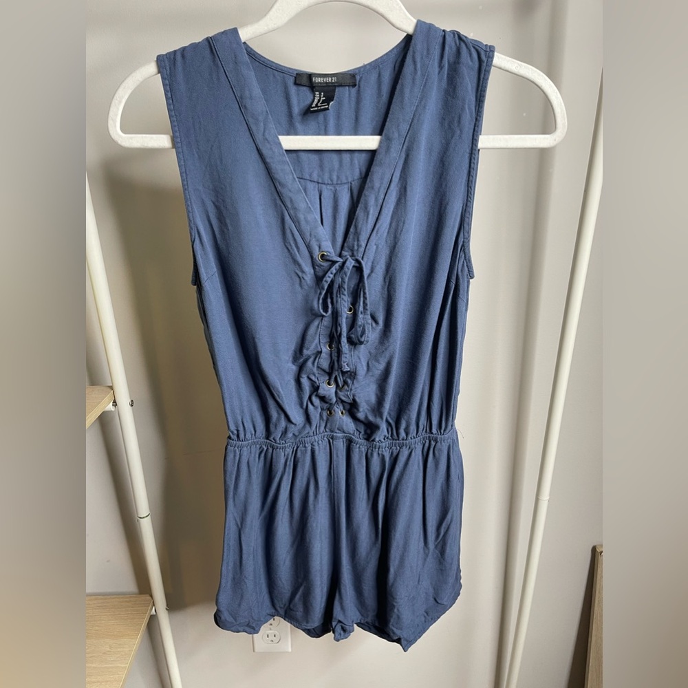 Forever 21 Navy Romper size small